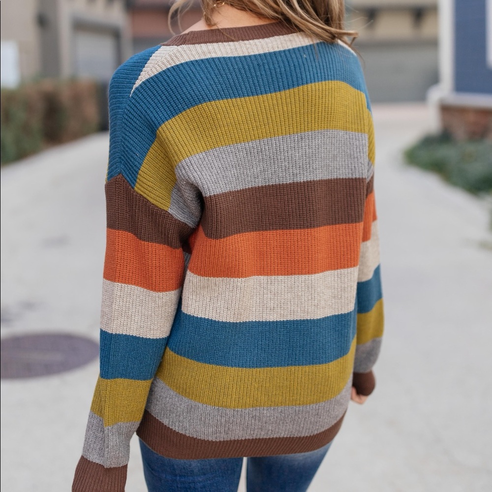 Summoning Fall Striped Sweater - Picture 5 of 14
